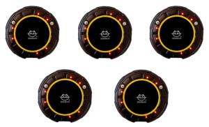 Pack de 5 Bipeurs Coaster R100
