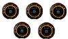 Pack de 5 Bipeurs Coaster R800 - ALPHANUMERIQUE